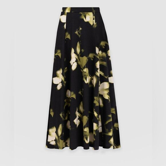 Saint and Sophia Nora A-Line Skirt Green Aurora Size 12 NWT in packaging - Picture 6 of 9